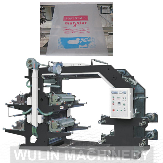 WL-4 colors Bridge type flexo printing machine